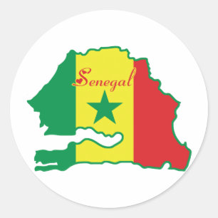 Senegal klistermärke