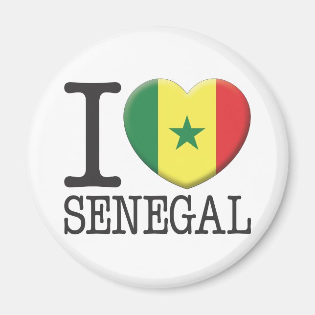 Senegal Magnet (Framsidan)