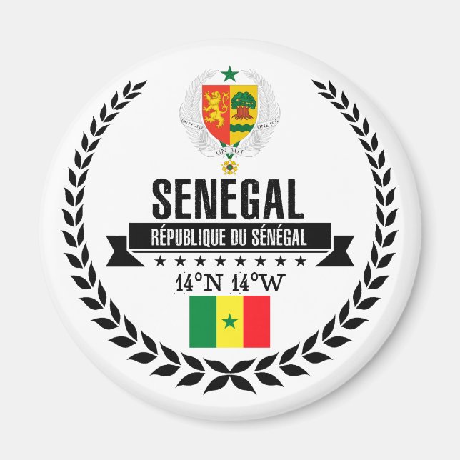 Senegal Magnet (Framsidan)