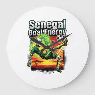 Senegal Mål Energi Skelett Anfallare Nationer Skap Stor Klocka