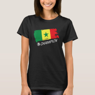 Senegal Mästare Senegal Fotboll Fan National Lag T Shirt