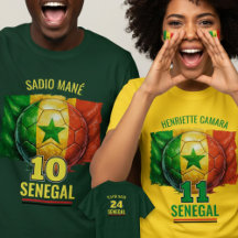 Senegal Nationell Fotboll Flagga Kulturarv Fotboll
