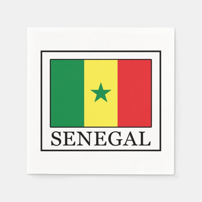 Senegal Pappersservett (Framsidan)