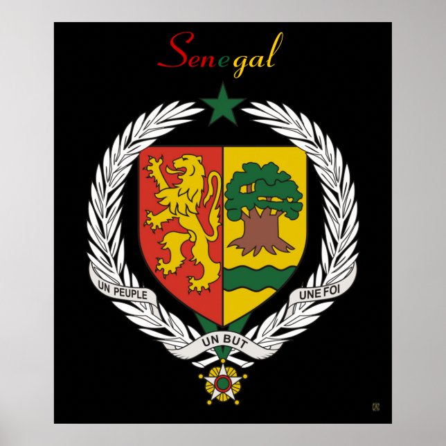 SENEGAL POSTER (Framsidan)