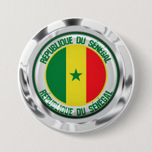 Senegal Round Emblem Knapp
