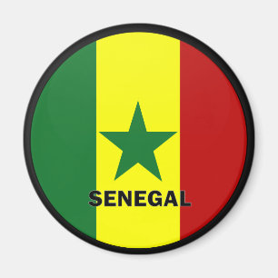 Senegal Roundel-Flagga Magnet