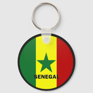 Senegal Roundel-Flagga Nyckelring