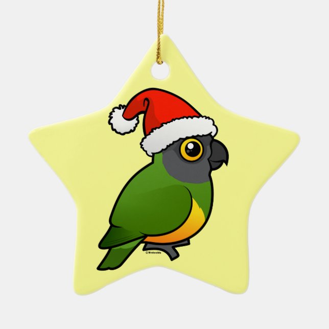 Senegal Santa Julgransprydnad Keramik (Framsidan)