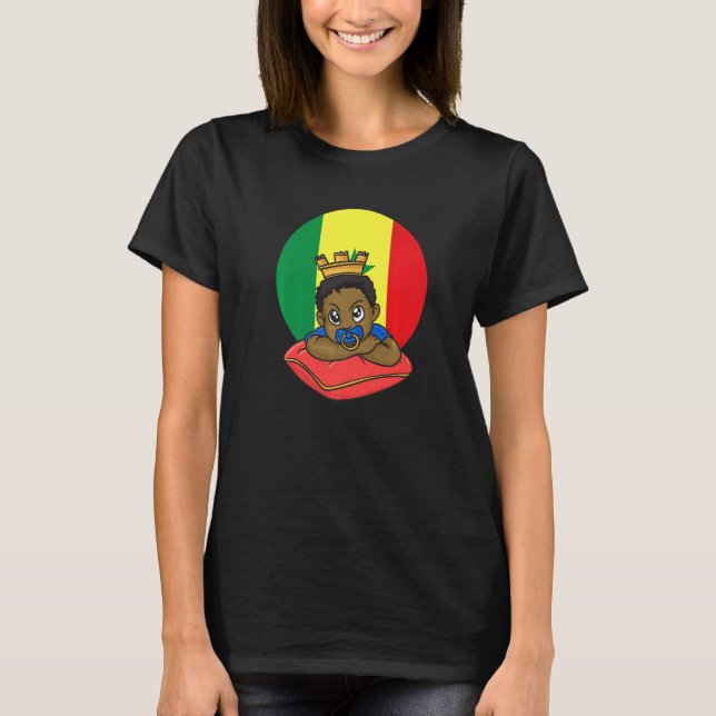 Senegal Senegalese West Africa Proud Prince Boy So T Shirt (Framsida)
