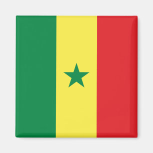 Senegal (Senegalesiska Flagga) Magnet