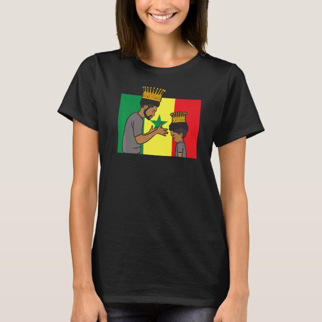 Senegal Senegals Väster Afrika Proud Prince Boy So T Shirt (Framsida)