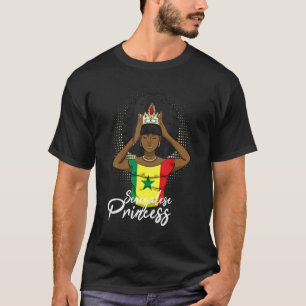 Senegal Senegals Väster Afrika Proud Princess Quee T Shirt