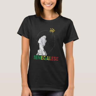 Senegal Senegals Väster Afrika Proud Princess Quee T Shirt