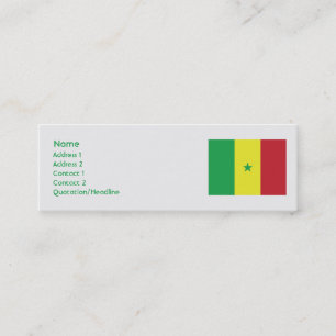 Senegal - Smala Mini Visitkort