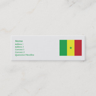 Senegal - Smala Mini Visitkort