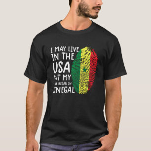 Senegal T shirt senegal flagga shirt American Sene