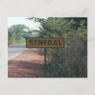 Senegal, Tafel, Zeichen Vykort