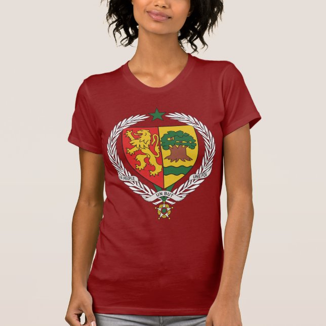 Senegal vapensköldT-tröja T Shirt (Framsida)