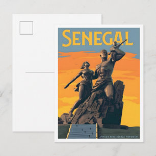 Senegal Vintage Resa Vykort