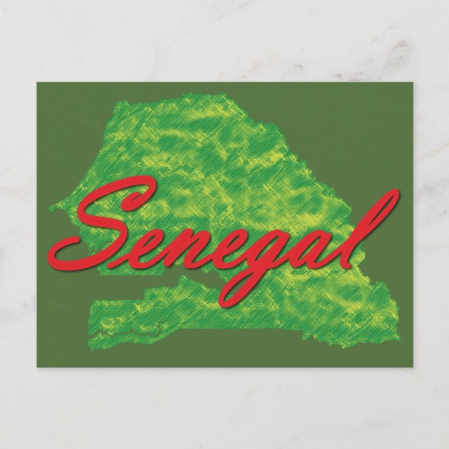 Senegal Vykort (Framsida)