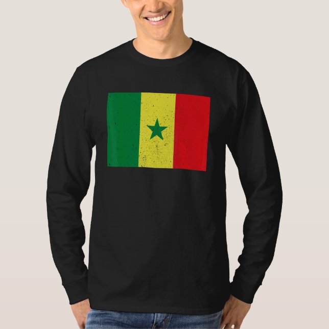 Senegalese Senegal Flag Pride Senegalese Flag T Shirt (Framsida)