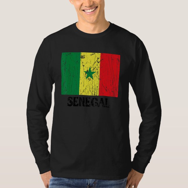 Senegalese Senegal Flag Pride Senegalese Flag T Shirt (Framsida)