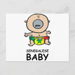 Senegalesiska Baby Vykort