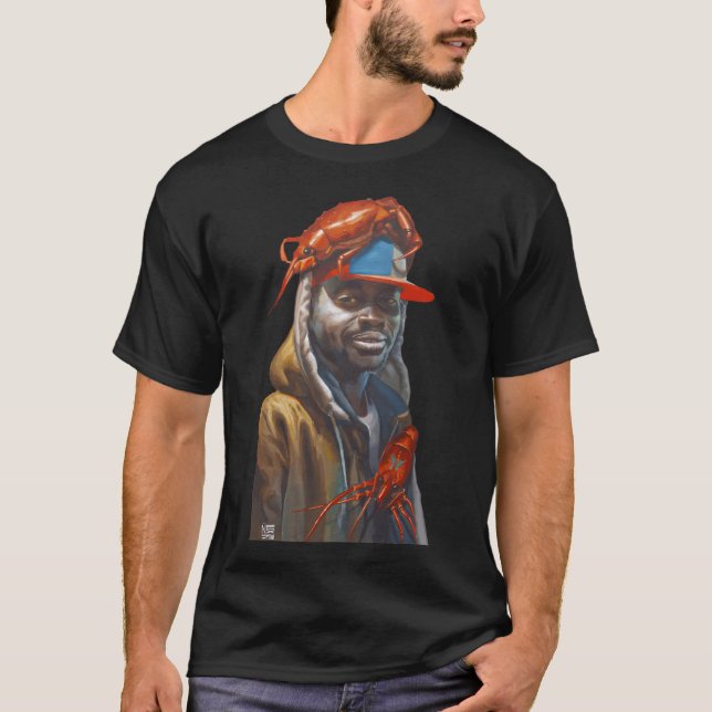 senegalesiska fiskare t shirt (Framsida)