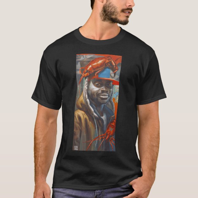 senegalesiska fiskare t shirt (Framsida)