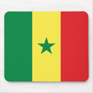 Senegalesiska Flagga (Senegal) Musmatta