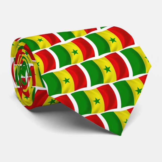Senegalflaggans slips (Rullad)