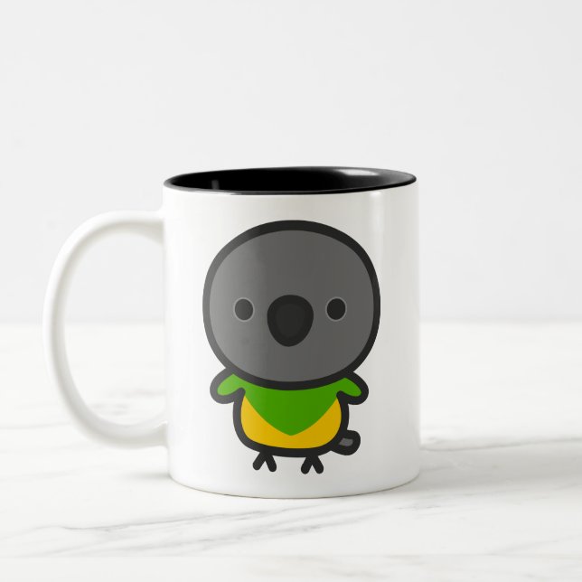 Senegalpapegoja Två-Tonad Mugg (Vänster)