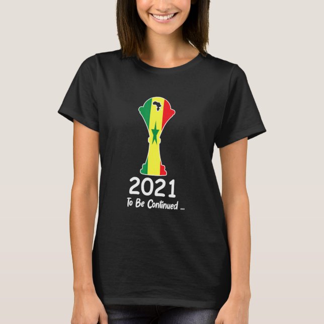 Senegals Afrika Football 2022 Funny Senegal Ocer T Shirt (Framsida)