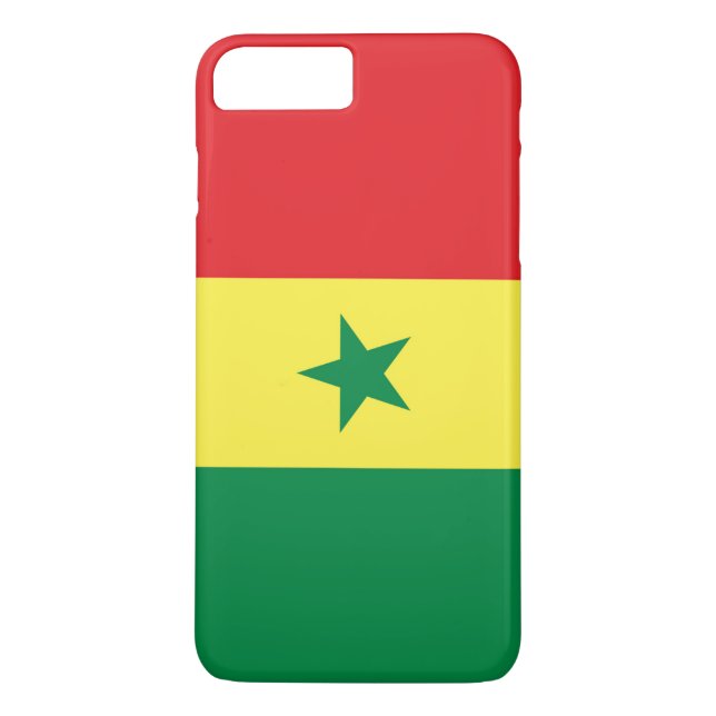 Senegals flagga Case-Mate iPhone skal (Baksida)