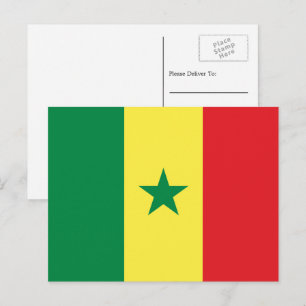Senegals Flagga, Senegals Flagga Vykort