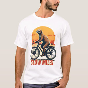 Sengångare Cykling Vintage Äventyr Berg Ride T Shirt