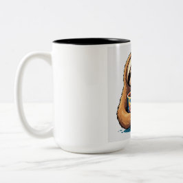 Sengångare Dricker Kaffe Mugg