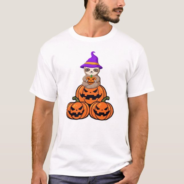Sengångare Halloween Premium T-Shirt (Framsida)