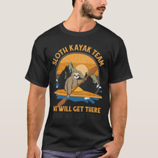 Sengångare Kanotpaddling retro retro T Shirt