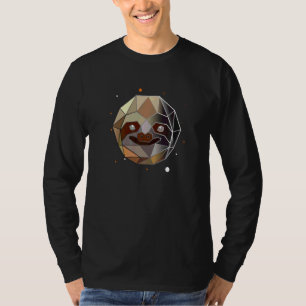 Sengångare Polygon Djur Abstrakt Geometrisk Form T Shirt