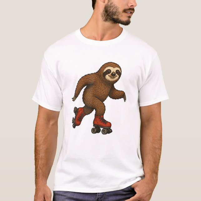 Sengångare Rullskridskor Skridsko T-Shirt (Framsida)