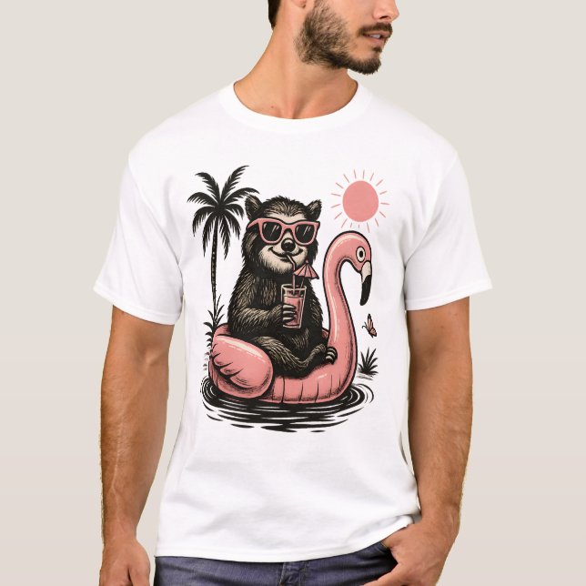 Sengångare Sommar Vibes T Shirt (Framsida)