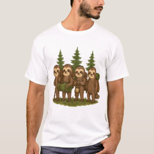 Sengångarlag Sengångarled Vandrings Camping T Shirt