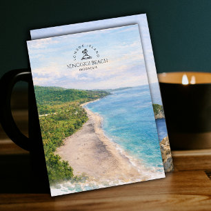 Senggigi-stranden, Lombok-ön, Indonesien Resa Vykort