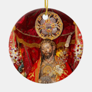 "Senhor Santo Cristo dos Milagres" Julgransprydnad Keramik