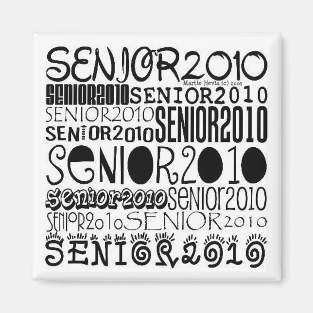 Senior 2010 - Square Magnet (Framsidan)
