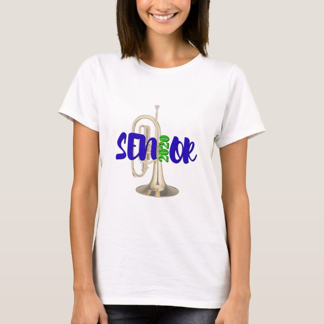 Senior 2020 - Mellophone T Shirt (Framsida)