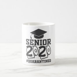 Senior 2020 Quarantining Student Funny Kaffemugg