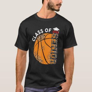 Senior 2022 Basketball Player Student klass 20 T Shirt