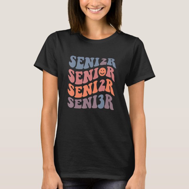 Senior 2023 Back to school-citat T Shirt (Framsida)